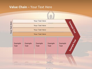 Meditation By The Sea PowerPoint Template