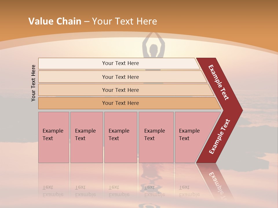 Meditation By The Sea PowerPoint Template