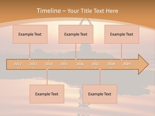 Meditation By The Sea PowerPoint Template