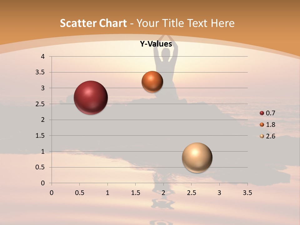 Meditation By The Sea PowerPoint Template