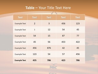 Meditation By The Sea PowerPoint Template