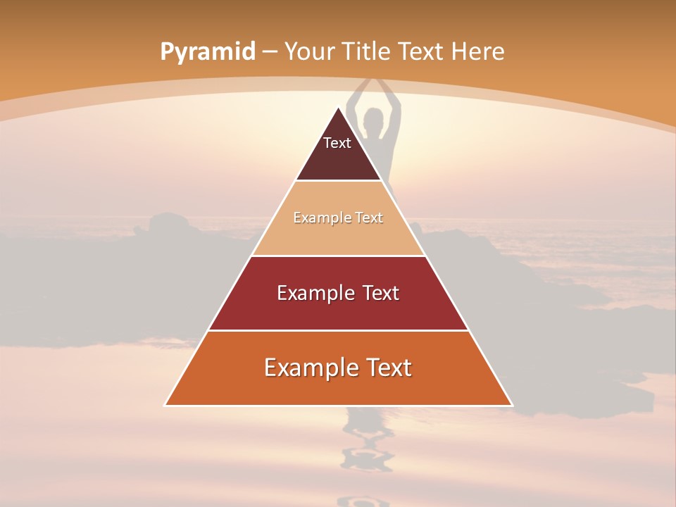 Meditation By The Sea PowerPoint Template