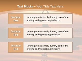 Meditation By The Sea PowerPoint Template