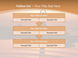 Meditation By The Sea PowerPoint Template