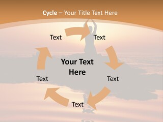 Meditation By The Sea PowerPoint Template