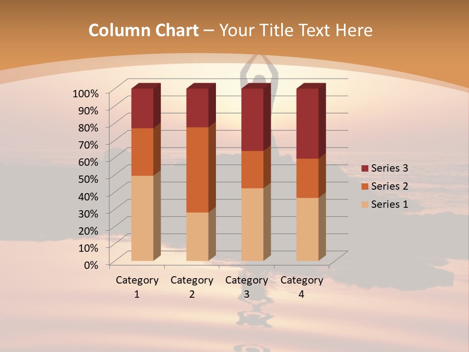 Meditation By The Sea PowerPoint Template