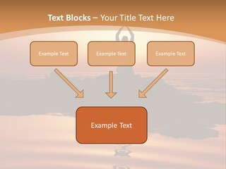 Meditation By The Sea PowerPoint Template