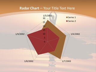 Meditation By The Sea PowerPoint Template