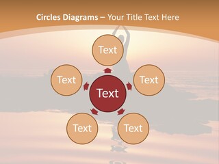 Meditation By The Sea PowerPoint Template