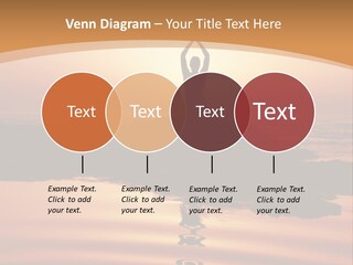 Meditation By The Sea PowerPoint Template