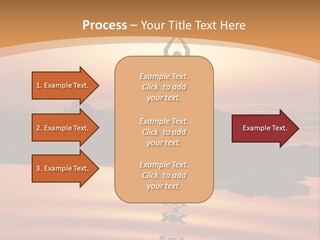 Meditation By The Sea PowerPoint Template