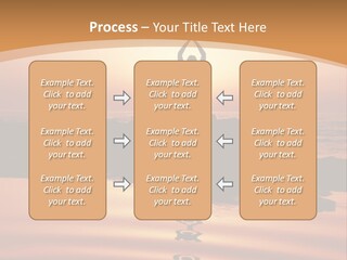 Meditation By The Sea PowerPoint Template
