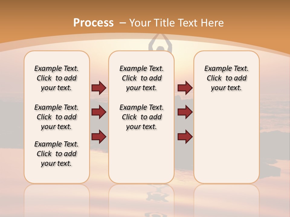 Meditation By The Sea PowerPoint Template
