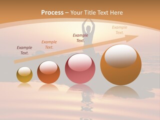 Meditation By The Sea PowerPoint Template