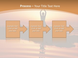 Meditation By The Sea PowerPoint Template