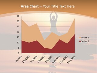 Meditation By The Sea PowerPoint Template