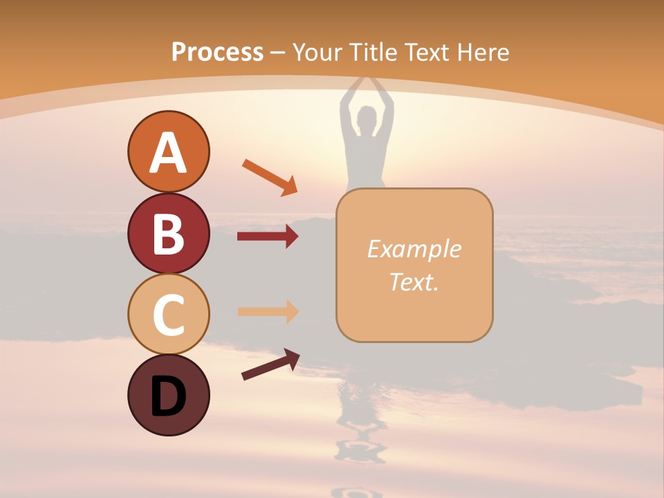 Meditation By The Sea PowerPoint Template