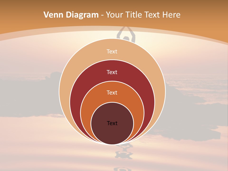 Meditation By The Sea PowerPoint Template