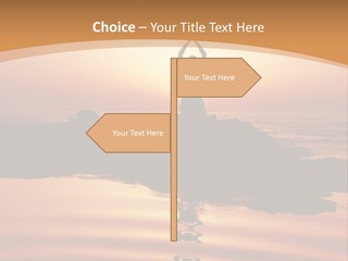 Meditation By The Sea PowerPoint Template