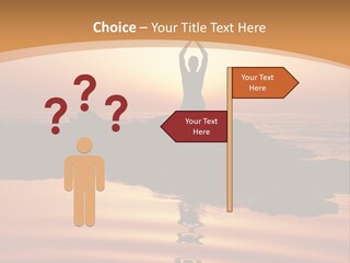 Meditation By The Sea PowerPoint Template