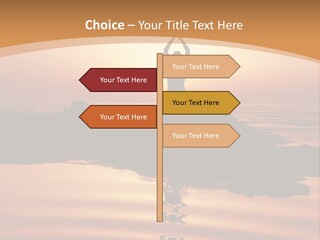 Meditation By The Sea PowerPoint Template