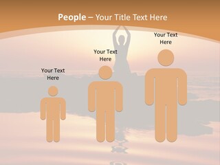 Meditation By The Sea PowerPoint Template