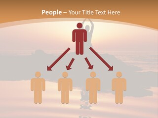 Meditation By The Sea PowerPoint Template