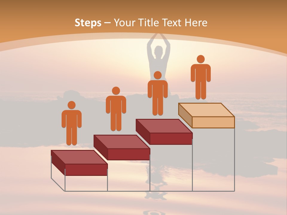 Meditation By The Sea PowerPoint Template