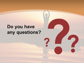 Meditation By The Sea PowerPoint Template