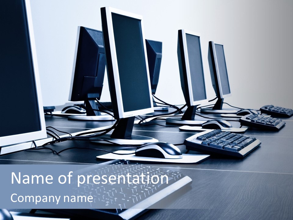 Computer Class PowerPoint Template
