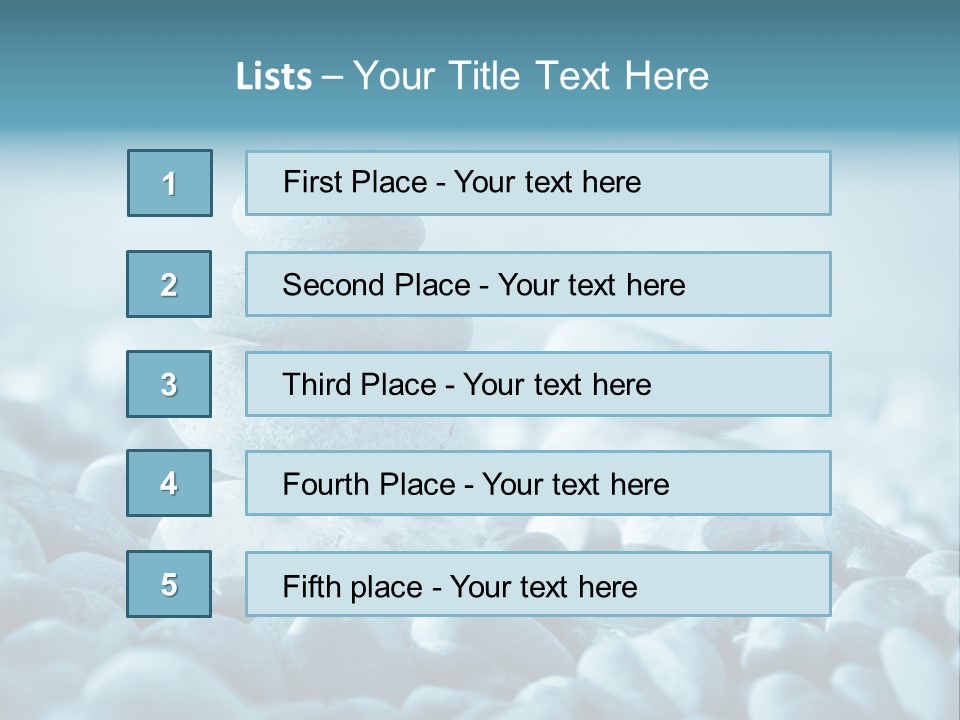 Balance Of Stones PowerPoint Template