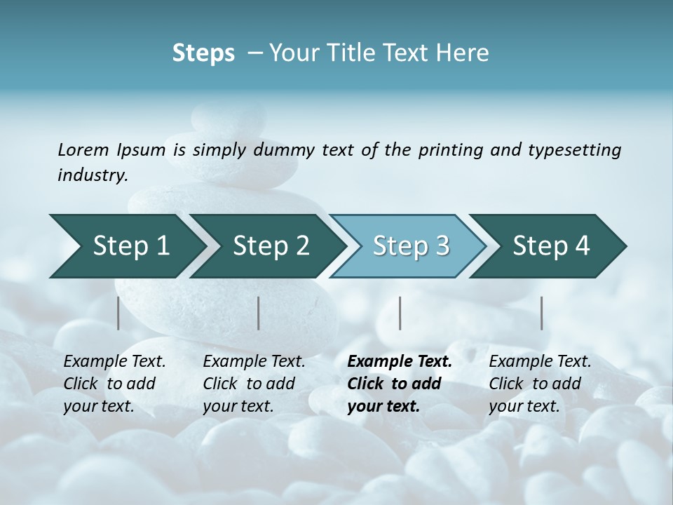 Balance Of Stones PowerPoint Template