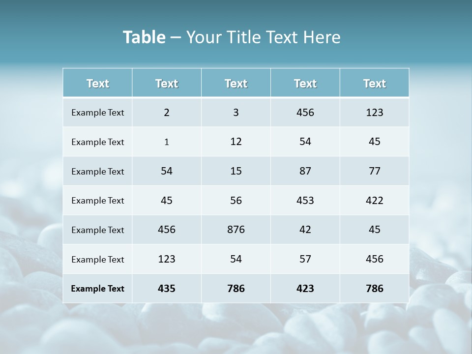 Balance Of Stones PowerPoint Template