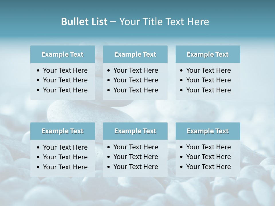 Balance Of Stones PowerPoint Template