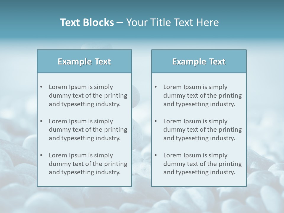 Balance Of Stones PowerPoint Template