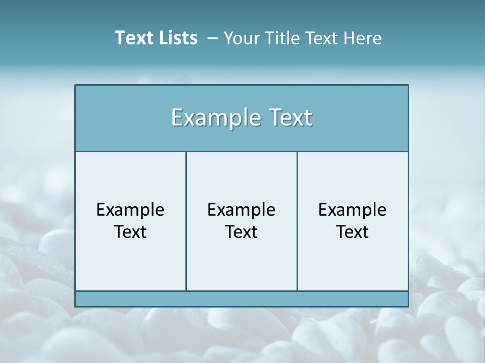 Balance Of Stones PowerPoint Template