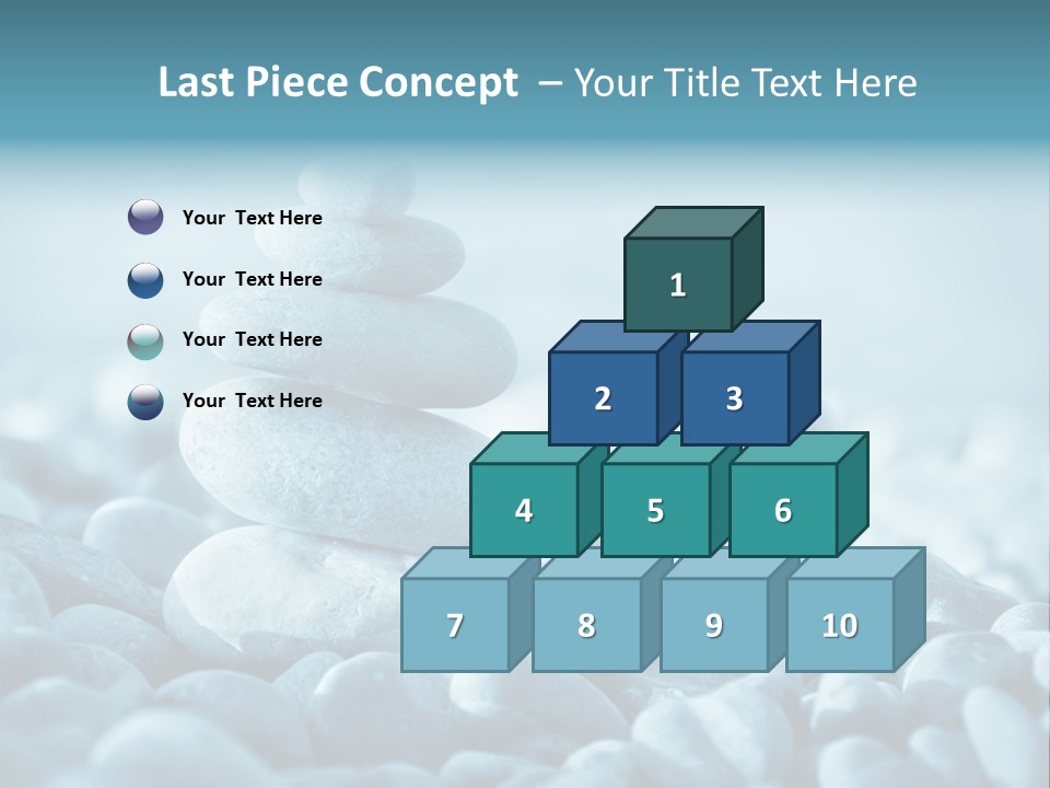 Balance Of Stones PowerPoint Template