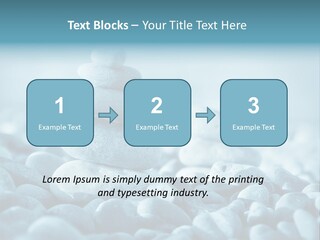 Balance Of Stones PowerPoint Template