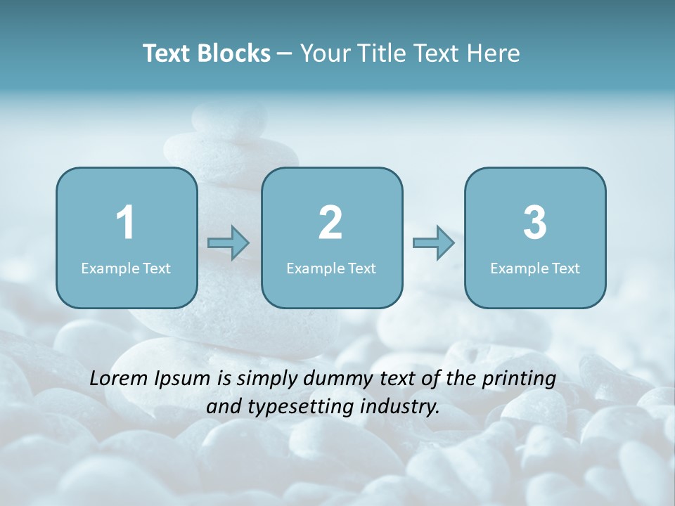 Balance Of Stones PowerPoint Template