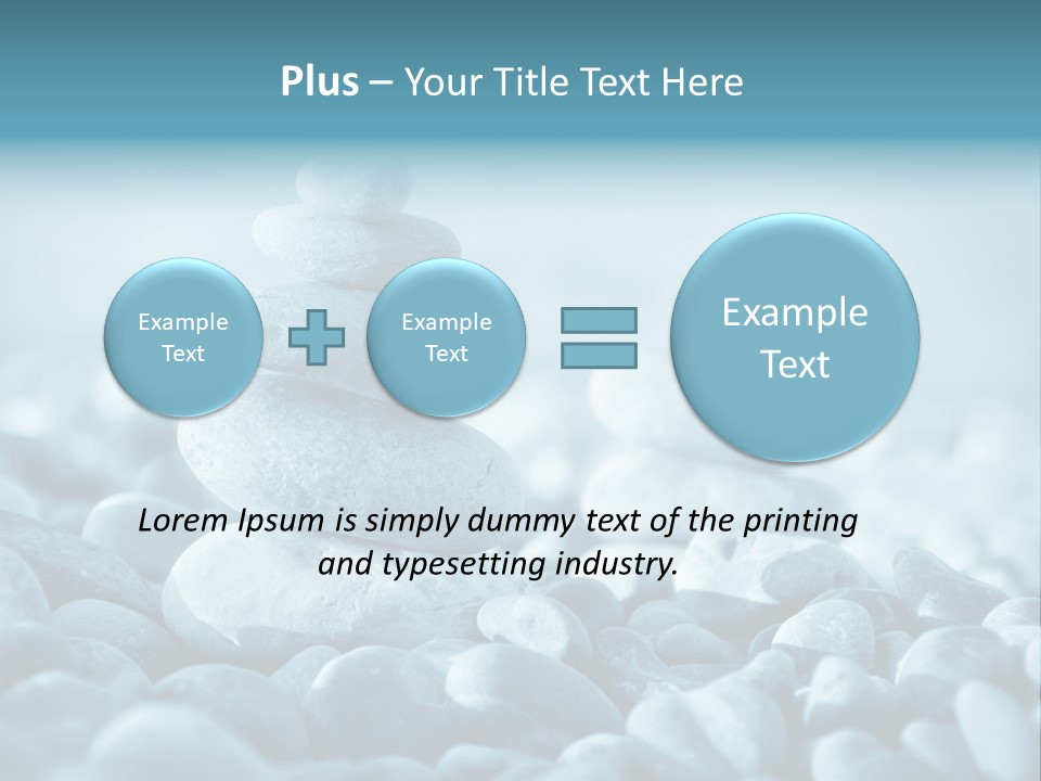 Balance Of Stones PowerPoint Template