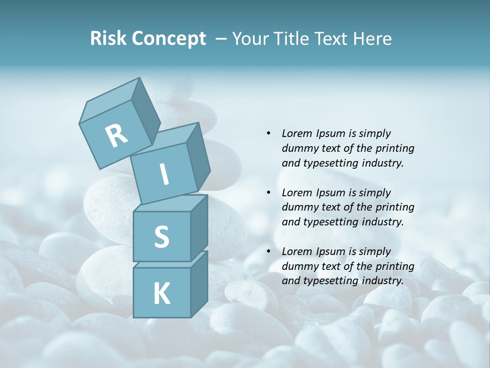 Balance Of Stones PowerPoint Template