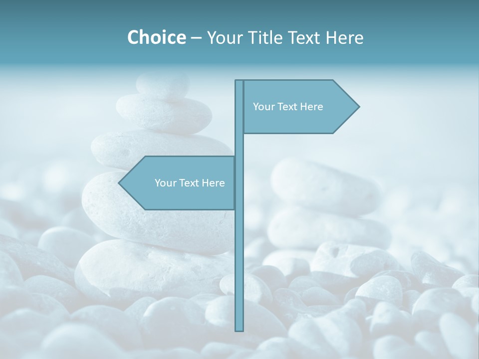 Balance Of Stones PowerPoint Template