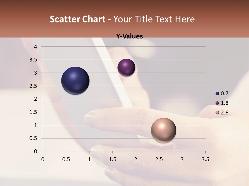 Smartphone In Hands PowerPoint Template