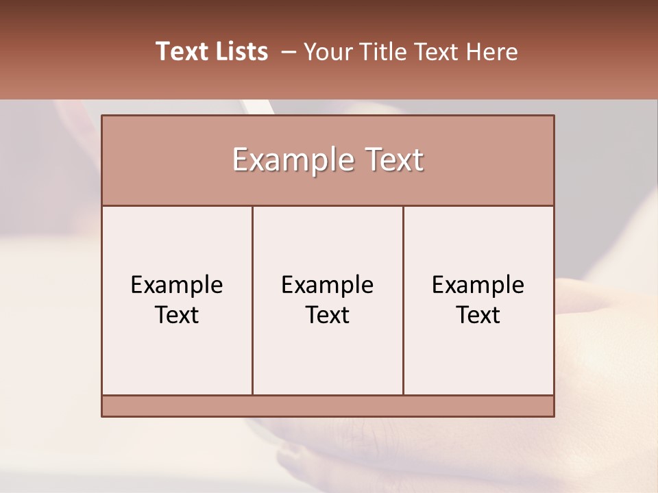 Smartphone In Hands PowerPoint Template