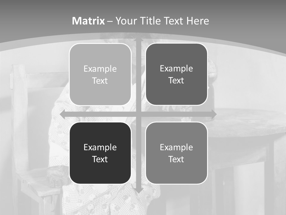 Monkey At The Table PowerPoint Template