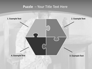 Monkey At The Table PowerPoint Template