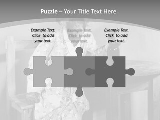 Monkey At The Table PowerPoint Template