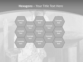 Monkey At The Table PowerPoint Template