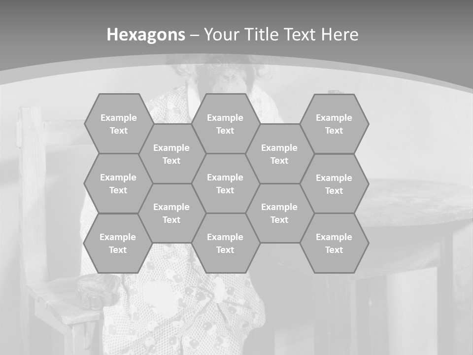 Monkey At The Table PowerPoint Template