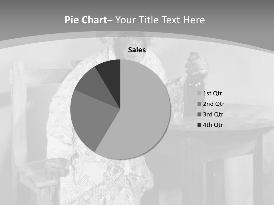 Monkey At The Table PowerPoint Template